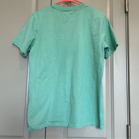 Carhartt Loose Fit Heavyweight Short-Sleeve Pocket Tee in Pastel Turquoise - Picture 2 of 5